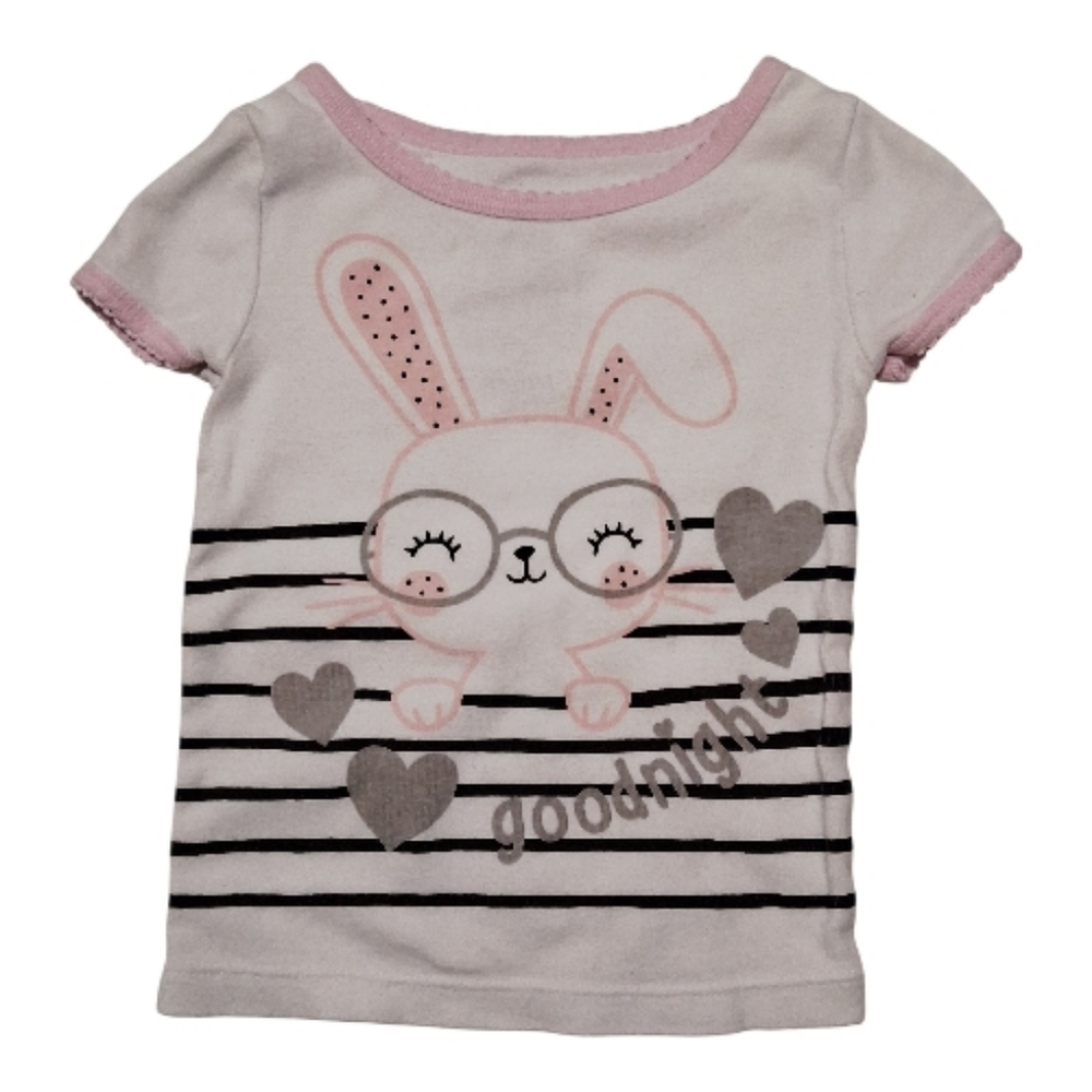 Cute Bunny “Good Night” Pajama Top 18M | Soft Cotton | Sleepwear